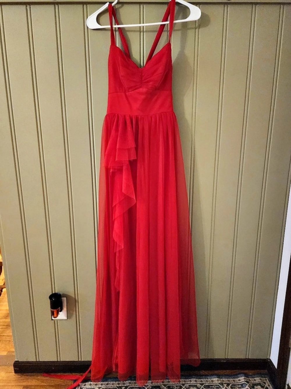 SPILLING TEA - Red Maxi Dress NWT